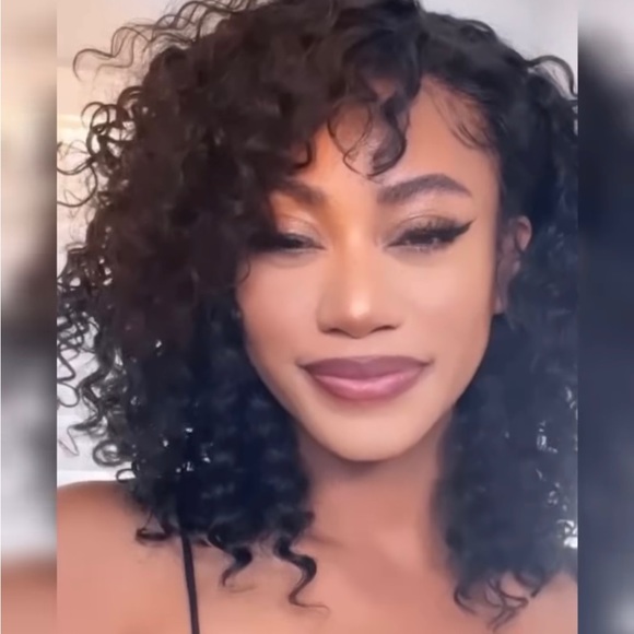 Other - Brand new GORGIUS Natural Boho Curly Bang 12” Wig 🌷